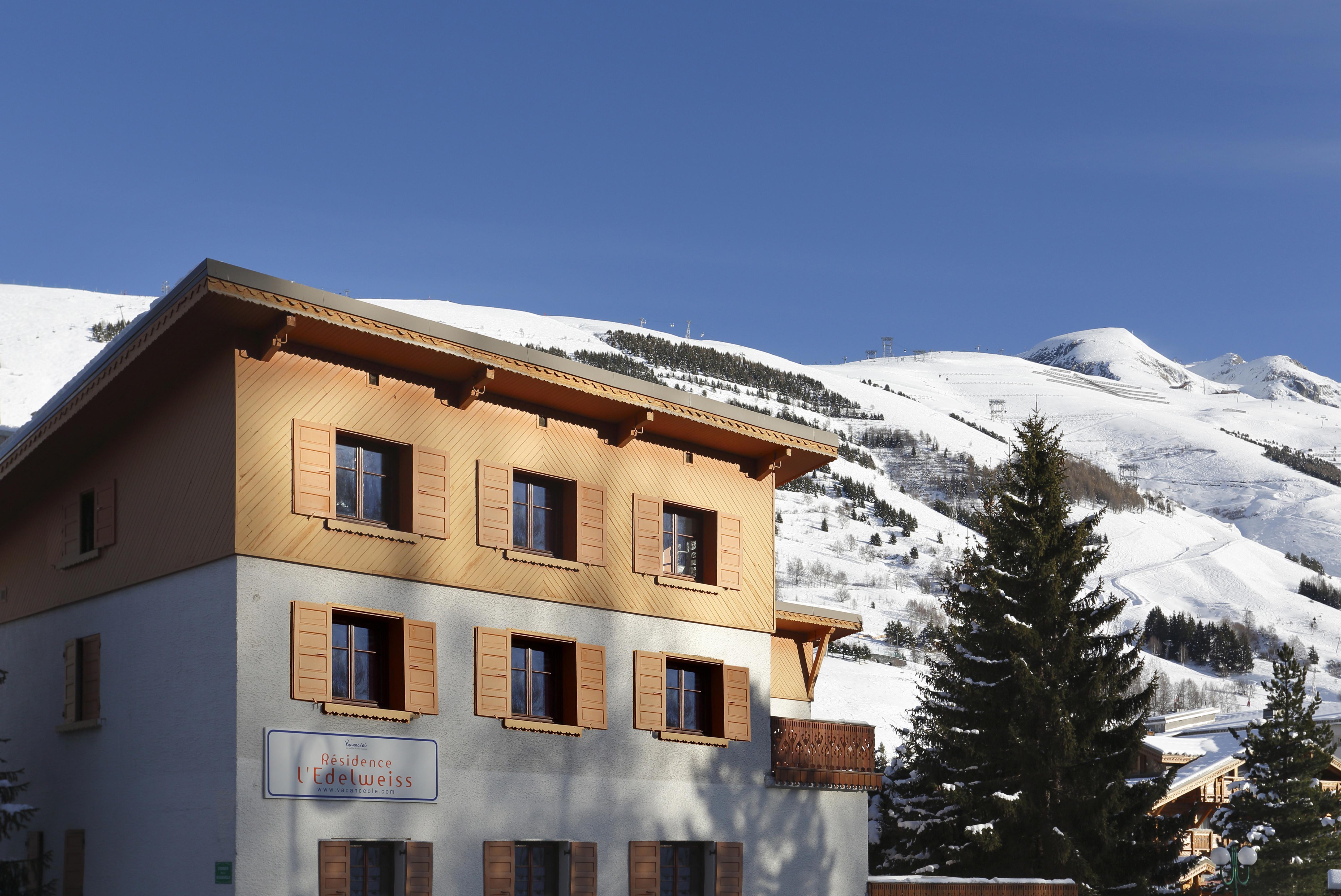 Vacanceole - Residence L'Edelweiss Les Deux Alpes Bagian luar foto